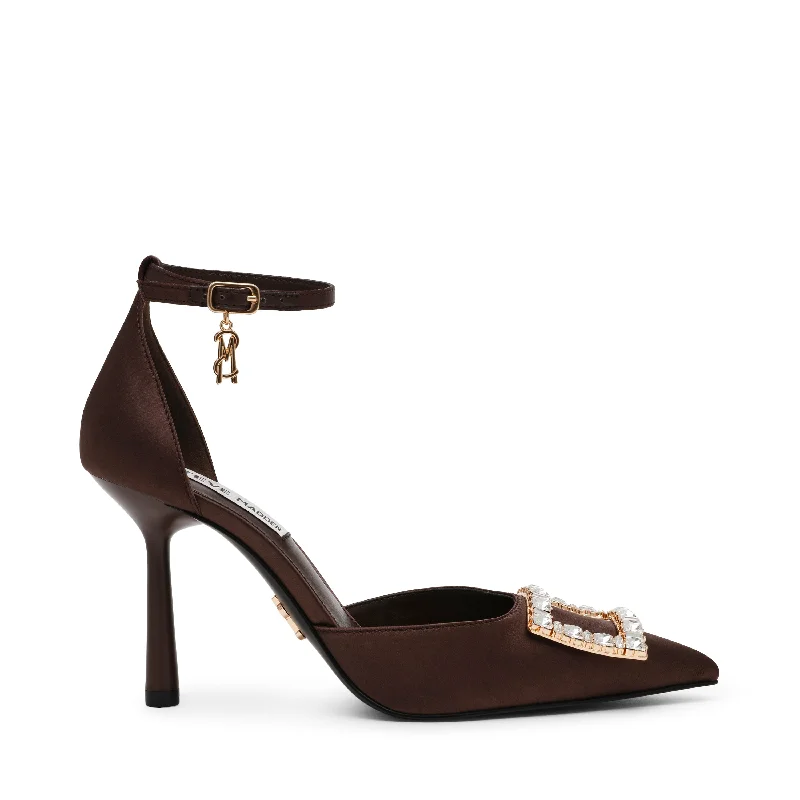 Accession Sandal BROWN SATIN