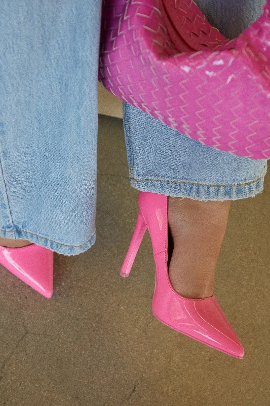 Internet Celebrity High Heel Pumps - Pink