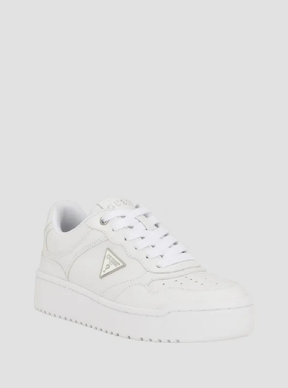 White Miram Low-Top Sneakers