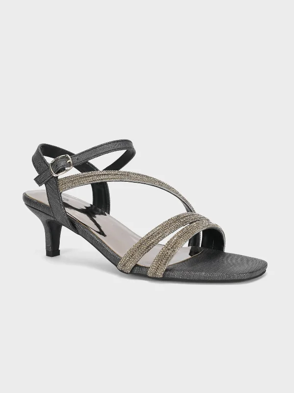 Women's "MOMUS" Glittery Party Sandals