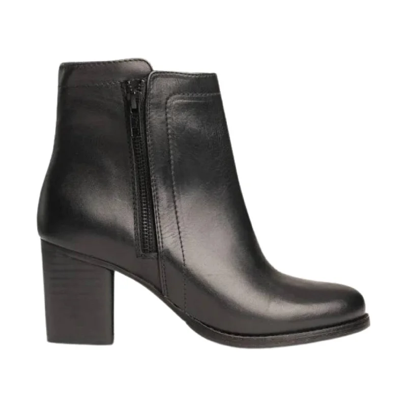 Frye Women's Addie Double Zip Bootie - Black - ONLINE STORE CREDIT/EXCHANGE ONLY