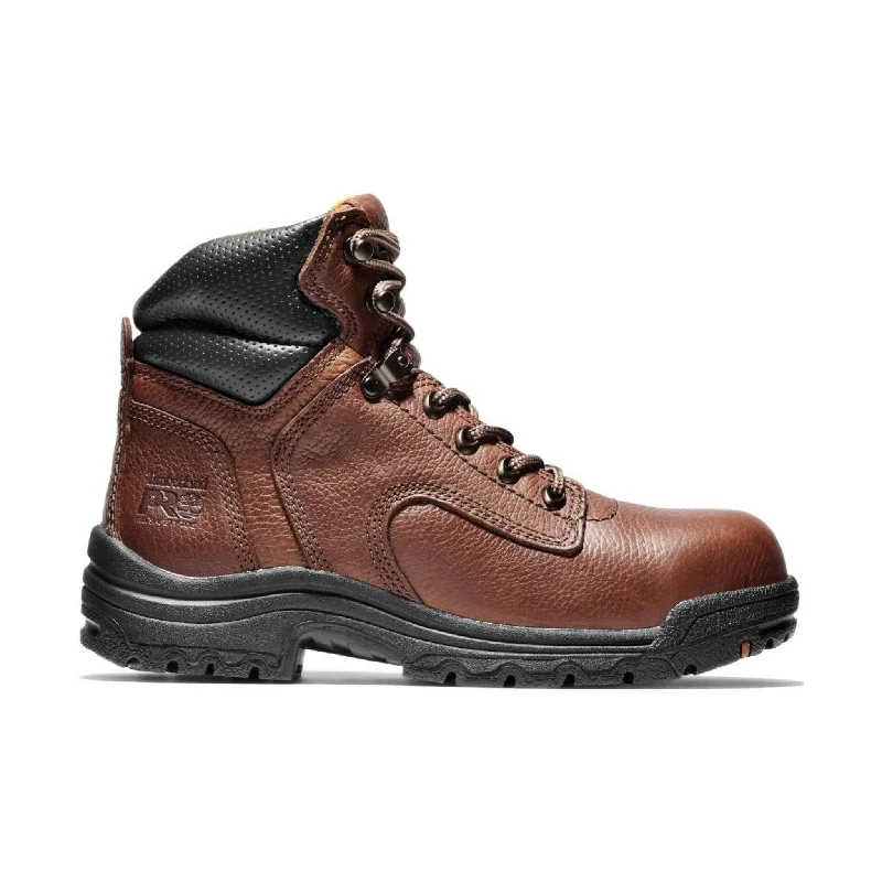 Timberland Pro Women`s Titan 6 Inch Alloy Toe Boot - Coffee Full Grain